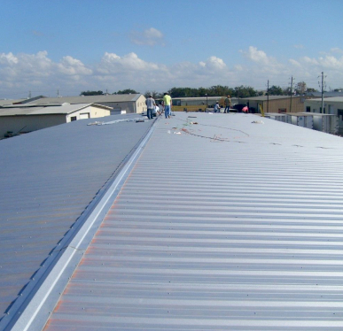 commercial roof construction 1