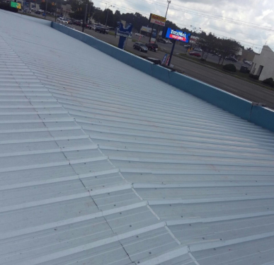 metal roof installation
