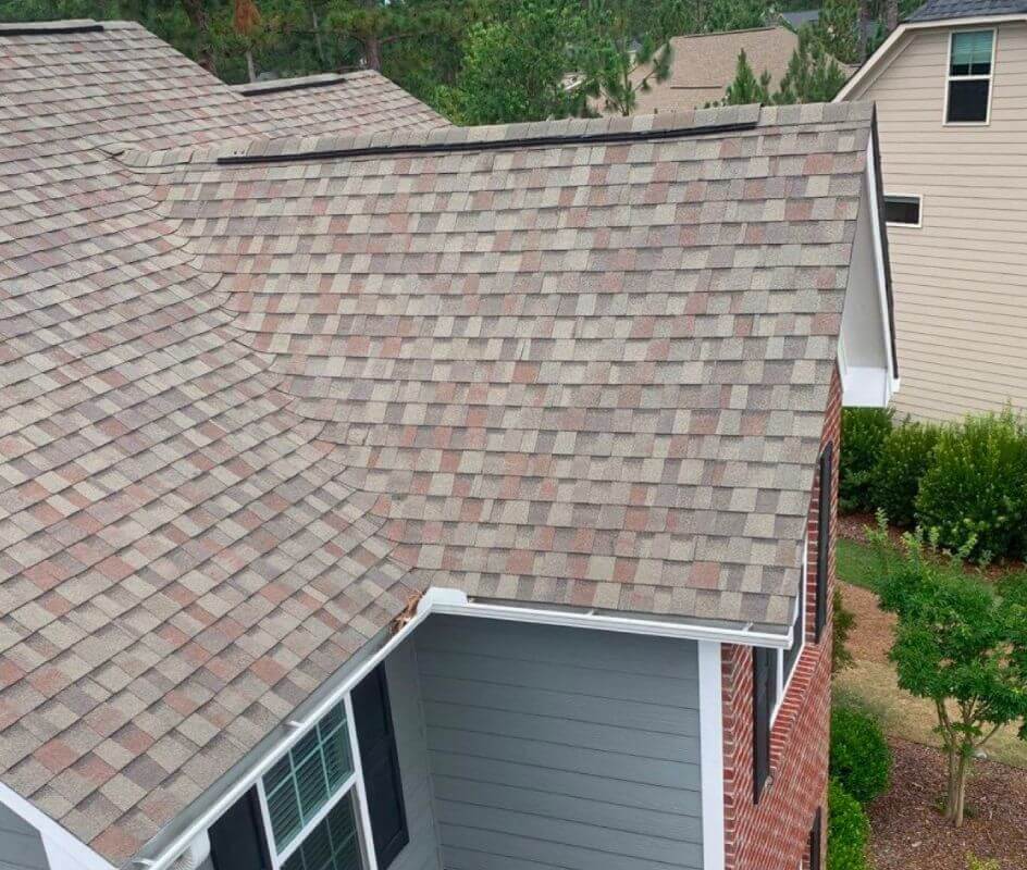 Residential property roof